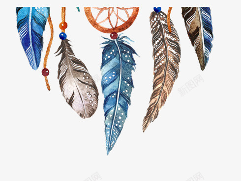 唯美蓝色精美羽毛装饰png免抠素材_88icon https://88icon.com 唯美 精美 羽毛 蓝色 装饰