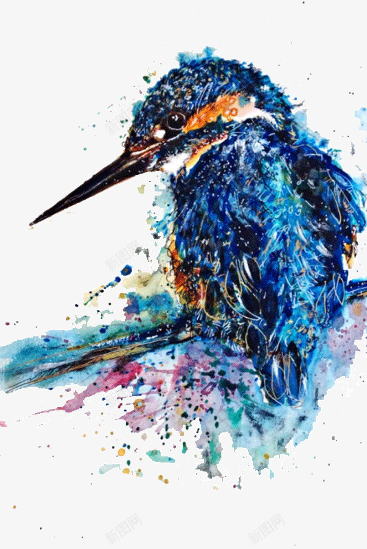 创意彩绘鸟png免抠素材_88icon https://88icon.com 创意 多彩 彩绘 彩色 手绘 插画 艺术 设计 鸟