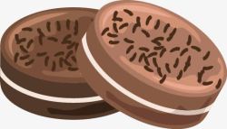 巧克力曲奇饼干素材