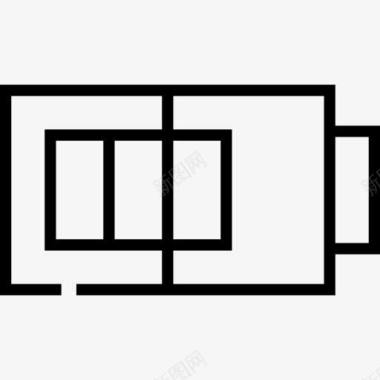 散落状态电池图标图标