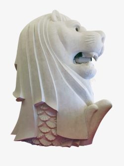 鱼尾狮像雕刻素材
