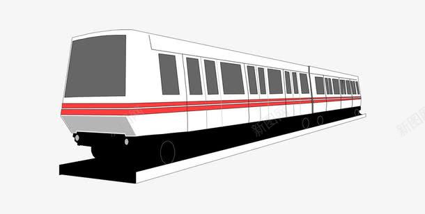 地铁图形png免抠素材_88icon https://88icon.com 地铁 地铁列车 红色 车厢