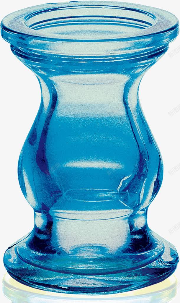 蓝色可爱玻璃瓶子png免抠素材_88icon https://88icon.com 可爱 玻璃瓶 瓶子 蓝色