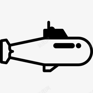 潜艇面临的权利图标图标