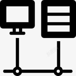 intranet电脑类数据库电子Intrane图标高清图片