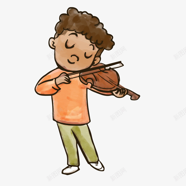 拉小提琴的男孩人物矢量图ai免抠素材_88icon https://88icon.com 世界儿歌日 人物设计 卡通 手绘 演奏 表演 音乐 矢量图