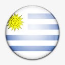 国画梅花国旗乌拉圭国世界标志图标图标