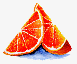 手绘橙子素材