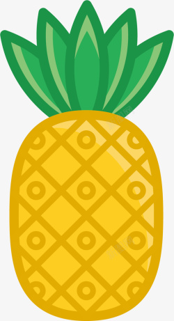 水果大菠萝矢量图素材