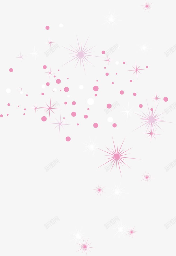 粉色漂浮装饰png免抠素材_88icon https://88icon.com 手绘 漂浮 点点 粉色 装饰