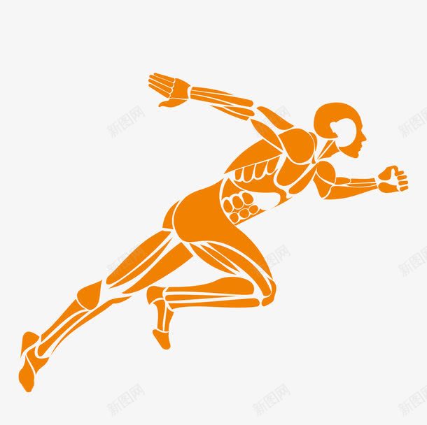 跑步冲刺png免抠素材_88icon https://88icon.com 冲刺 卡通 跑步 运动员