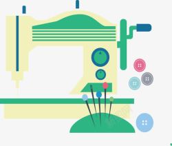 针线缝补缝纫机高清图片