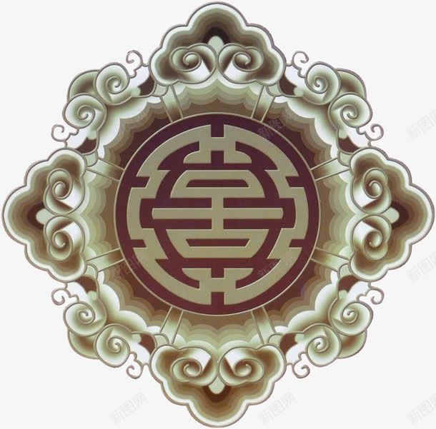 墨绿色蒙古花纹png免抠素材_88icon https://88icon.com 墨绿色 矢量PNG花纹素材 花纹矢量 蒙古花纹