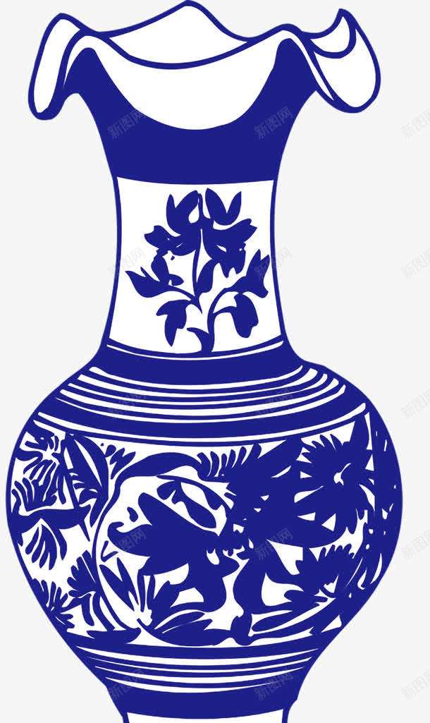 传统青花瓷器png免抠素材_88icon https://88icon.com 古典 罐子 陶瓷瓶