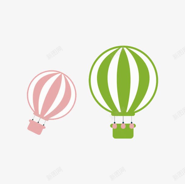 黑色卡通热气球装饰图案png免抠素材_88icon https://88icon.com 免抠PNG 卡通 热气球 装饰图案 黑色