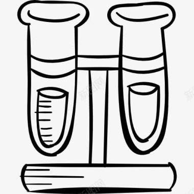 矢量试管试管图标图标