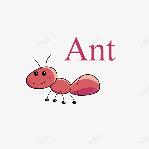 ant红色的蚂蚁矢量图eps免抠素材_88icon https://88icon.com ant蚂蚁 卡通 卡通的蚂蚁 可爱 可爱卡通 可爱的蚂蚁 矢量图