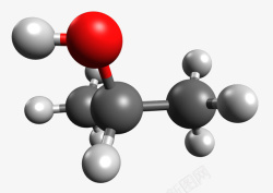 卡通分子结构图素材