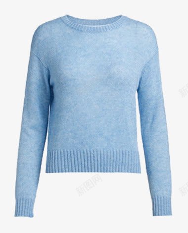 蓝色毛衣png免抠素材_88icon https://88icon.com 毛衣 简约 蓝色 针织