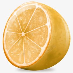 黄色橙子素材