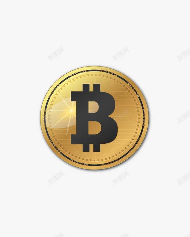 黑色边框的比特币矢量图ai免抠素材_88icon https://88icon.com 挖币 比特币 矢量png 虚拟货币 金币 黑色边框 矢量图