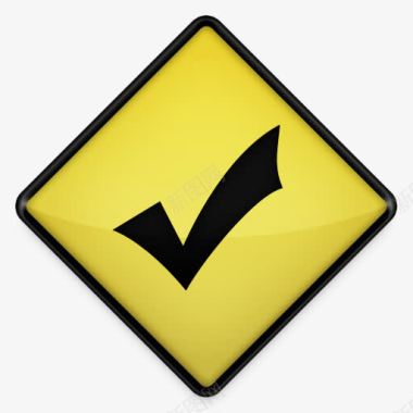 道路施工标志检查马克黄色道路标志图标图标