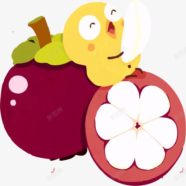 手绘山竹矢量图eps免抠素材_88icon https://88icon.com 免抠山竹素材 商务 山竹 水果 矢量图