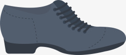 扁平化皮鞋矢量图素材