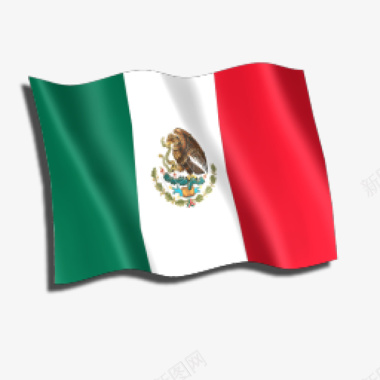 墨西哥国旗矢量图图标图标