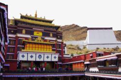 西藏扎什伦布寺风景8素材