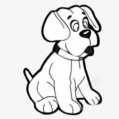 卡通狗狗图标图标