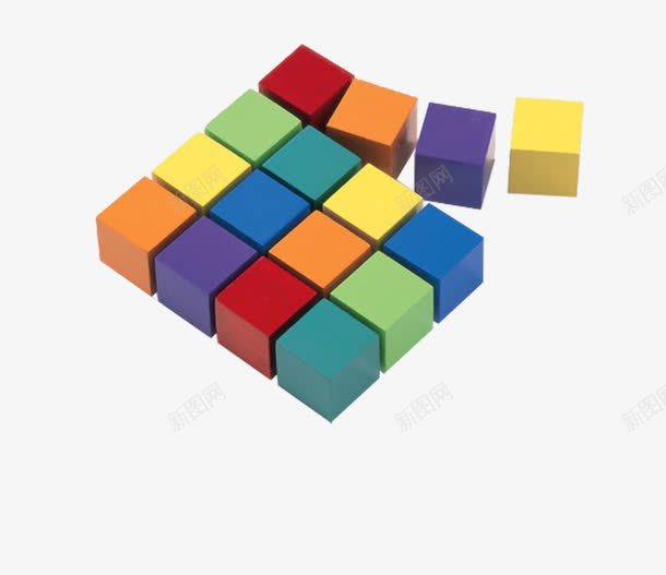 彩色整齐排列方体png免抠素材_88icon https://88icon.com 彩色 排列 方体 素材
