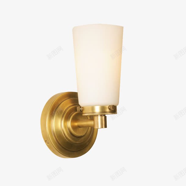 玻璃灯罩全铜壁灯png免抠素材_88icon https://88icon.com 产品实物 免费png图片 家居 床头灯 过道灯