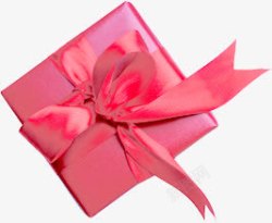 粉色手绘丝带礼物节日素材