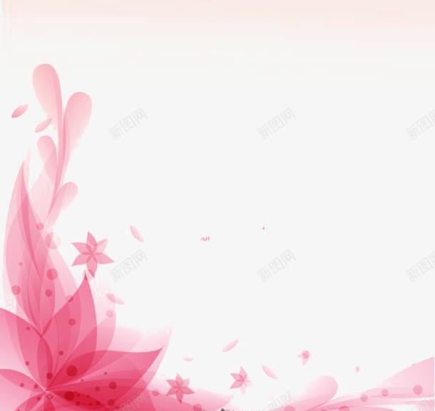 粉色花瓣背景png免抠素材_88icon https://88icon.com 粉色 背景 花朵 花瓣