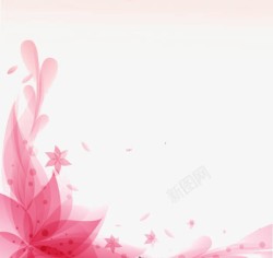 粉色花瓣背景素材