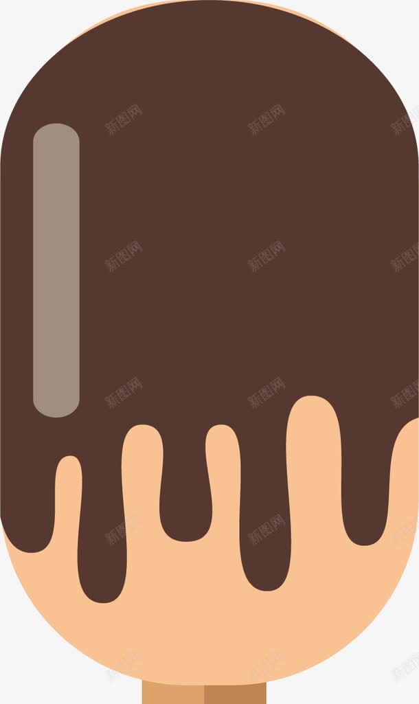 巧克力酱冰棒png免抠素材_88icon https://88icon.com 冰棒 夏日冷饮 巧克力酱 矢量素材 雪糕