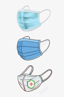 手绘口罩N95口罩医用口罩一次性口罩素材