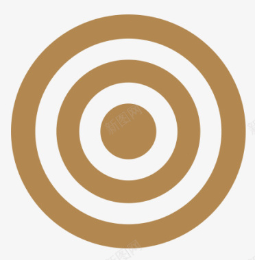 咖啡色之圆环2图标图标