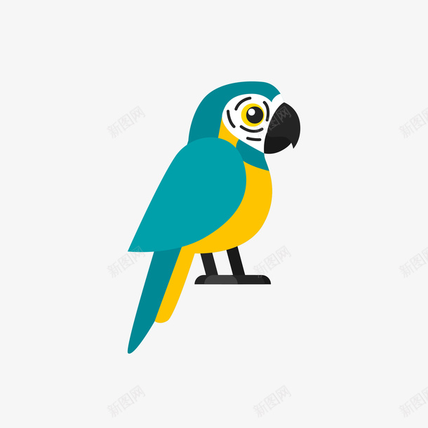 湖绿色的漂亮鹦鹉矢量图eps免抠素材_88icon https://88icon.com 漂亮 漂亮的 漂亮的鹦鹉 美丽 美丽的 美丽鹦鹉 矢量图