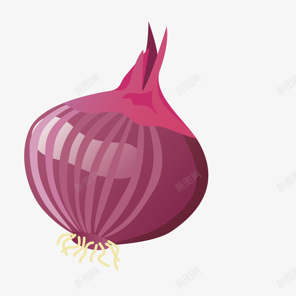 水彩葱蒜png免抠素材_88icon https://88icon.com 卡通 植物 水彩 洋葱 紫色 葱蒜 蔬菜 食物