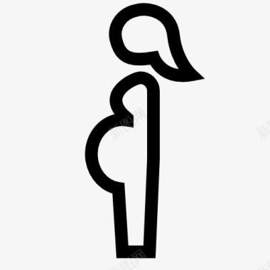 孕妇孕妇图标图标