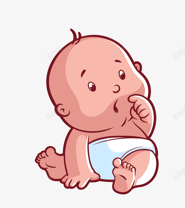 卡通婴儿矢量图eps免抠素材_88icon https://88icon.com 卡通婴儿 可爱婴儿 矢量婴儿 矢量图