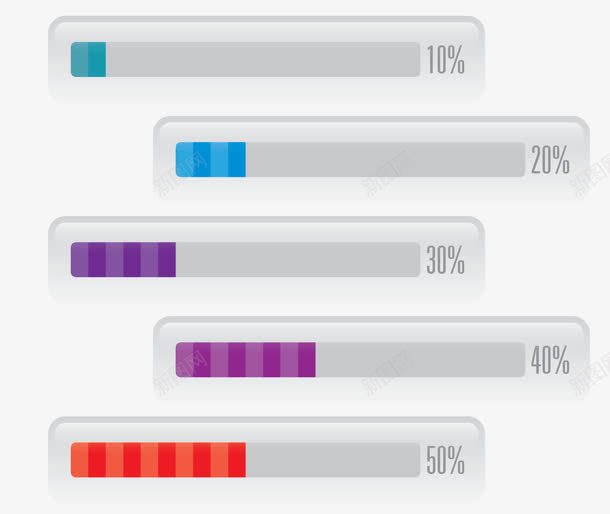 创意进度条元素png免抠素材_88icon https://88icon.com LOADING 加载中 进度条
