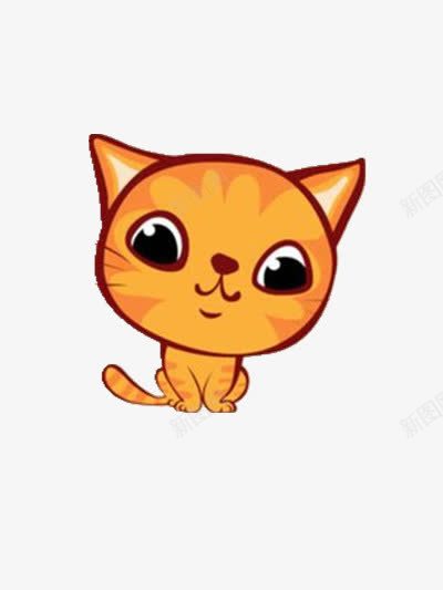 大眼睛的猫png免抠素材_88icon https://88icon.com 动物 卡通 可爱 呆萌