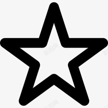 清晰的图标最喜欢的明星大纲符号图标图标