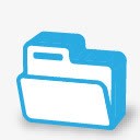 蓝色发光文件夹png免抠素材_88icon https://88icon.com 发光 文件夹 蓝色