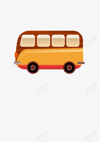 卡通汽车巴士png免抠素材_88icon https://88icon.com 卡通 巴士 汽车