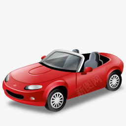 蓬式汽车红色的车TransportIconpng免抠素材_88icon https://88icon.com Cabriolet Car Red 红色的 蓬式汽车 车