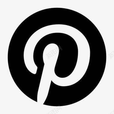 网络销Pinterest保存搜图标图标
